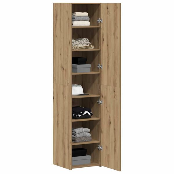 vidaXL Highboard Artisan-Eiche 40 x 42,5 x 185 cm