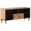 vidaXL Stauraumschr&auml;nke Braun 100 x 33,5 x 46 cm Massivholz Mango