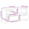 vidaXL TV-Schrank Drammen Eiche 99 x 43 x 55 cm Massivholz Kiefer