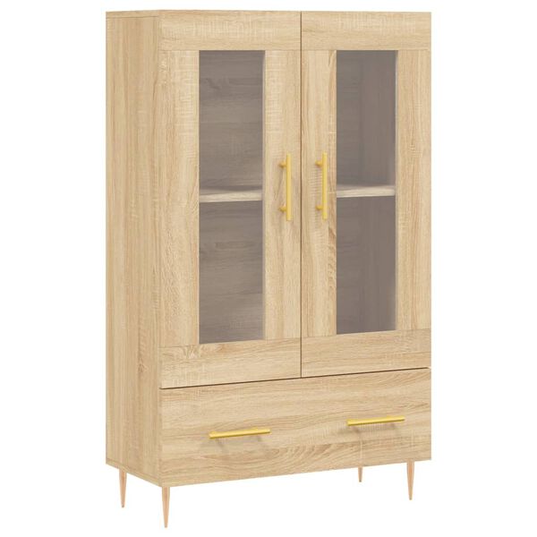 vidaXL Highboard Sonoma-Eiche 69,5x31x115 cm Holzwerkstoff