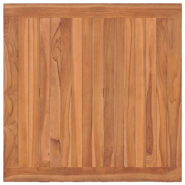 vidaXL Batavia-Tisch 85x85x75 cm Teak Massivholz