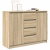 vidaXL Sideboard mit Schubladen Sonoma-Eiche 100,5x35x76 cm