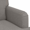 vidaXL Sofa 140cm 2 pcs Taupe Metall