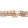 vidaXL Outdoor-Sofagarnitur 8 pcs Natur Massivholz Akazie