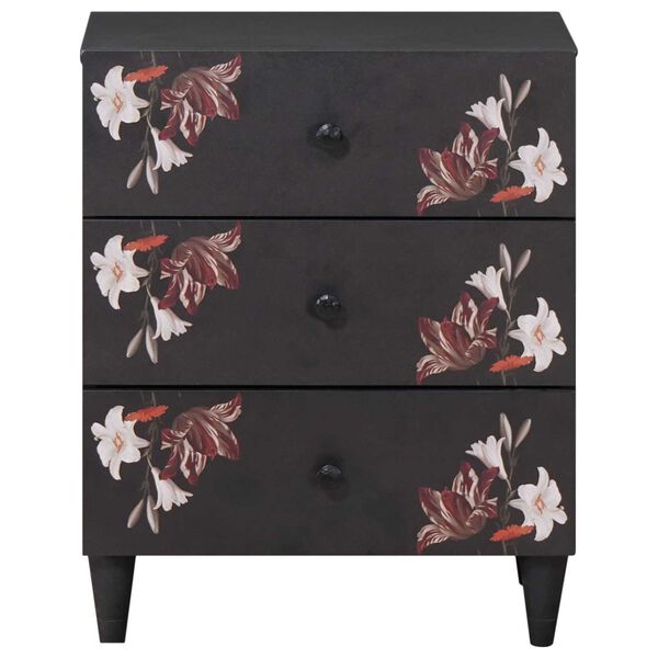 vidaXL Nachttisch Mehrfarbig 50 x 33 x 60 cm Massivholz Mango