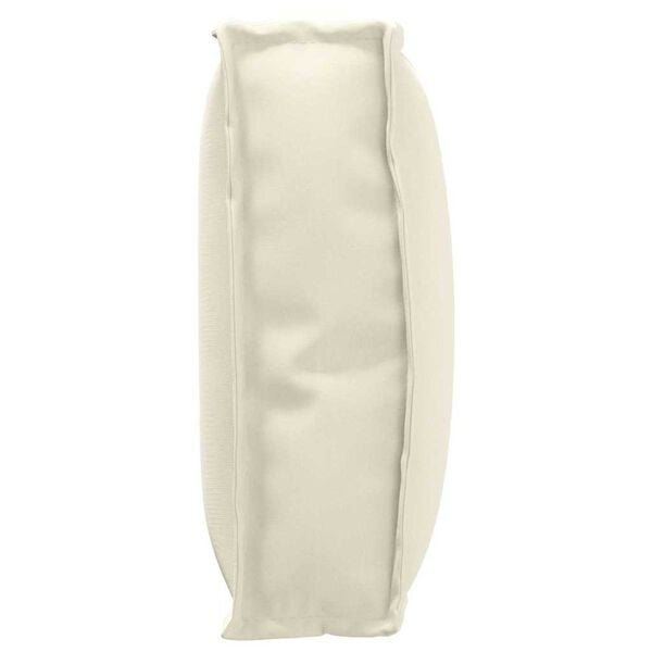 vidaXL Palettenkissen für Rückenlehne mit Kissen Creme 60 x 40 x 12 cm