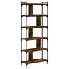 vidaXL B&uuml;cherregal 6 B&ouml;den R&auml;uchereiche 76x32x192 cm Holzwerkstoff