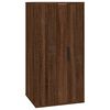 vidaXL TV-Wandschrank Braun Eichen-Optik 40x34,5x80 cm