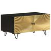 vidaXL Couchtisch 90x50x45 cm Massivholz Mango