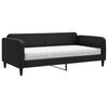 vidaXL Tagesbett mit Matratze Schwarz 100x200 cm Stoff
