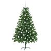 vidaXL Weihnachtsbaum mit 300 LEDs mit St&auml;nder Gr&uuml;n 180 cm PE