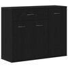 vidaXL Sideboard Schwarze Eiche 88x30x70 cm Holzwerkstoff