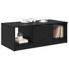 vidaXL Couchtisch Schwarz Eichen-Optik 102 x 50 x 36cm Holzwerkstoff