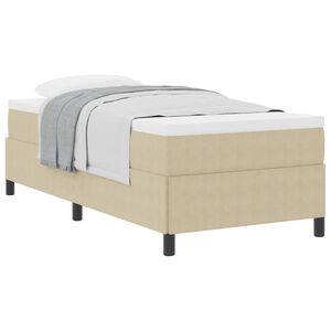 vidaXL Boxspringbett Grau-Gr&uuml;n 80 x 200 cm Cordstoff