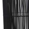vidaXL Stehleuchte Weide Schwarz 84 cm E27