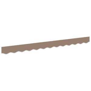 vidaXL Markisensch&uuml;rzen-Ersatz Taupe 236 x 20 cm Polyester