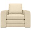 vidaXL Schlafsofa Creme 98 x 71 x 83 cm Stoff