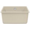 vidaXL Waschbecken Beige 430 x 460 mm 80% Quarz und 20% Harz