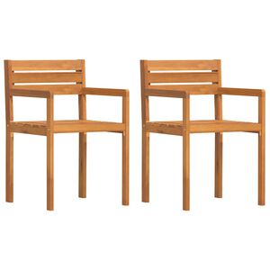 vidaXL Gartenst&uuml;hle 2 Stk. 50x53x80 cm Massivholz Akazie