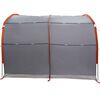 vidaXL Zelt mit Dach Grau und Orange 268 x 240 x 191 cm Polyester