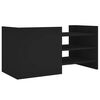 vidaXL TV-Schrank Schwarz 80x35x40 cm Holzwerkstoff