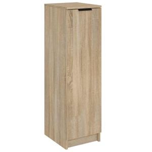 vidaXL Schuhschrank Sonoma-Eiche 30x35x100 cm Holzwerkstoff