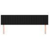 vidaXL Kopfteile 2 Stk. Schwarz 90x5x78/88 cm Stoff