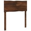 vidaXL Kopfteil mit Live Edge ROSTOCK Dunkelbraun 75 cm