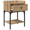 vidaXL Nachttisch Artisan-Eiche 40 x 29 x 60 cm Holzwerkstoff