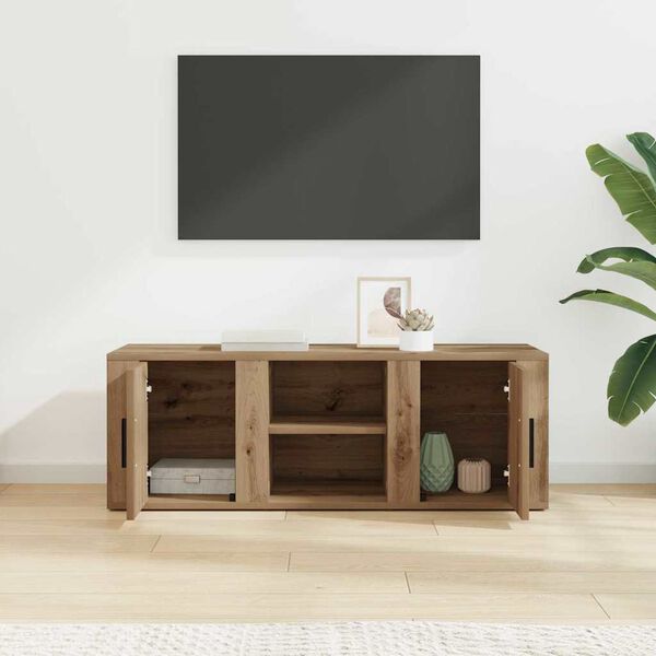 vidaXL TV-Schr&auml;nk Artisan-Eiche 100 x 31,5 x 35 cm Holzwerkstoff