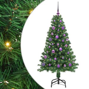 vidaXL K&uuml;nstlicher Weihnachtsbaum mit 150 LEDs mit St&auml;nder Gr&uuml;n 150 cm