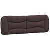 vidaXL Bett mit Matratze "Hvar" Dunkelbraun 160x200 cm Stoff