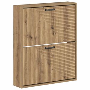 vidaXL Wandmontierter Schuhschrank HAARLEM 71 x 17 x 86 cm