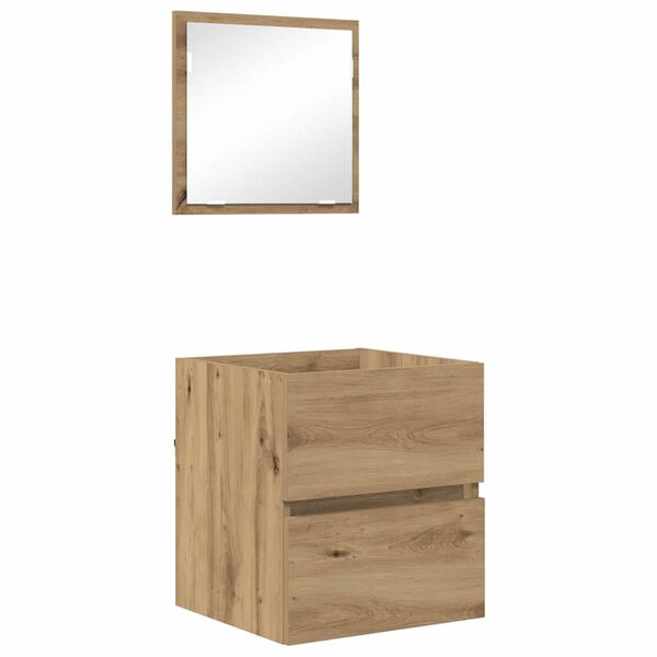 vidaXL Badezimmerschrank Artisan-Eiche 41 x 38,5 x 45 cm Holzwerkstoff