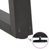 vidaXL Esstisch Beine V-Form 3 Stück Anthrazit 70x(72-73,3) cm Stahl