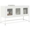 vidaXL TV-Schrank Wei&szlig; 100,5x39x60,5 cm Kaltgewalzter Stahl
