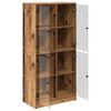 vidaXL Highboard Altholz 68 x 37 x 142 cm Holzwerkstoff