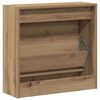 vidaXL Schuhschrank Artisan-Eiche 60 x 21 x 57 cm Holzwerkstoff