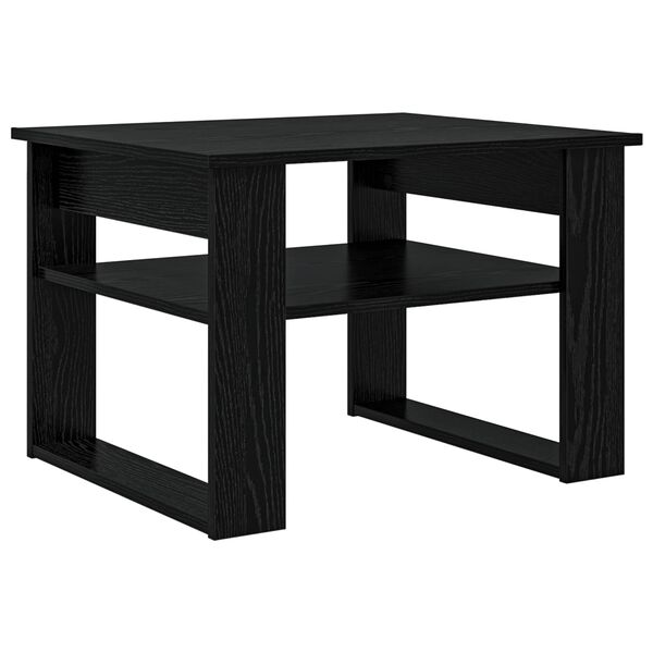 vidaXL Couchtisch Schwarz Eichen-Optik 64 x 54 x 44 cm Holzwerkstoff