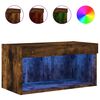 vidaXL TV-Schrank mit LED-Leuchten R&auml;uchereiche 60x30x30 cm