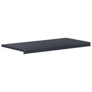 vidaXL Fensterbank Anthrazit mit Holzmaserung 80 x 40 x 4,5 cm PVC