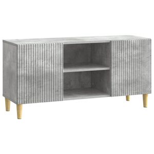 vidaXL TV-Schr&auml;nk 102 x 34,5 x 50 cm Betongrau Holzwerkstoff