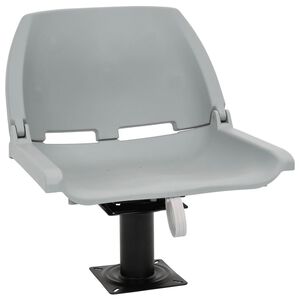 vidaXL Bootssitz mit Podest 360&deg; Drehbar