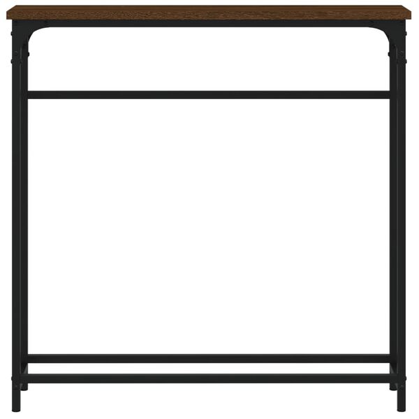 vidaXL Konsolentisch Braun Eichen-Optik 75x19,5x75 cm Holzwerkstoff