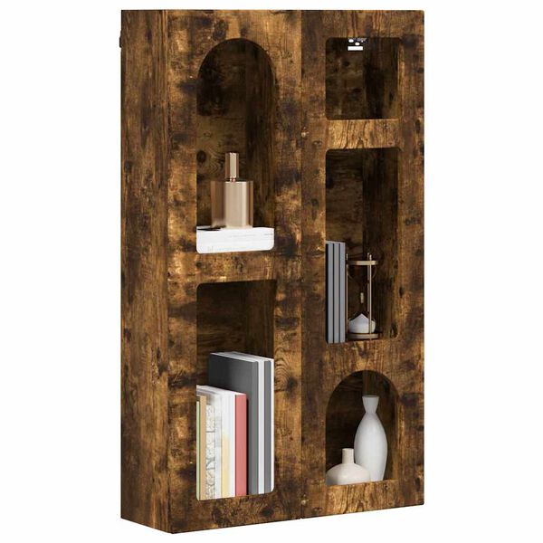 vidaXL H&auml;ngeschrank Ger&auml;ucherte Eiche 59 x 20 x 100 cm Holzwerkstoff