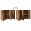 vidaXL Sideboard Altholz 90 x 34 x 80 cm Holzwerkstoff