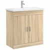 vidaXL Badezimmerm&ouml;bel-Set Sonoma-Eiche 81 x 40 x 84,5 cm