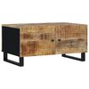 vidaXL Couchtisch 80x50x40 cm Massivholz Mango & Holzwerkstoff