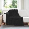 vidaXL Wohndecken 6 pcs Schwarz 150 x 200 cm Fleece