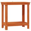 vidaXL Werkbank Wachsbraun 80 x 50 x 80 cm Massives Kiefernholz